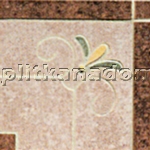 Casalgrande Padana Marte Rosa Portogallo Angolo Floreale Levigato Декор 15х15 см