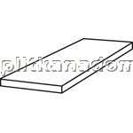 Casalgrande Padana Steeltech Angolare Аssemblato Lappato Ступень угловая 33х90 см