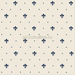 Petracers Grand Elegance GL11-08 Giglio Blu su panna Настенная плитка 20x20 см