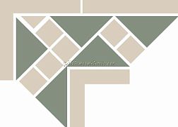 Top Cer Venezia Corner Микс Матовый Угол 12,1x26 см