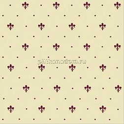 Petracers Grand Elegance GL01-02 Giglio Bordeaux su crema Настенная плитка 20x20 см