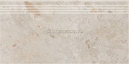 Kerama Marazzi Про Лаймстоун DD205420R-GR Cтупень Бежевая Темная Натуральная обрезная 30x60 см