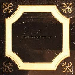 Villa Ceramica Ornamento marrone Pol. Коричневая Глянцевая Напольная плитка 30х30 см