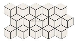 Realonda Ceramica Rhombus Snow Настенная плитка 51x26.5 см